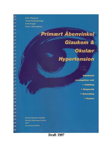 1997 GLAUKOM 97 Danske Vejledninger